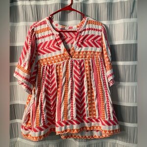 Old Navy Textured V-Neck Top